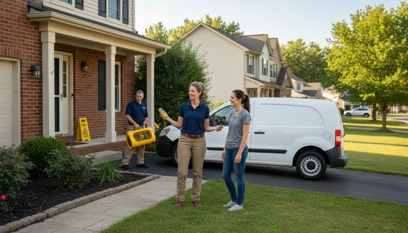 Residential water damage restoration in Mcsherrystown, PA